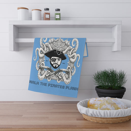 Pirate Kraken Tea Towel — Grimm Hot Sauce Galveston Kitchen Towel