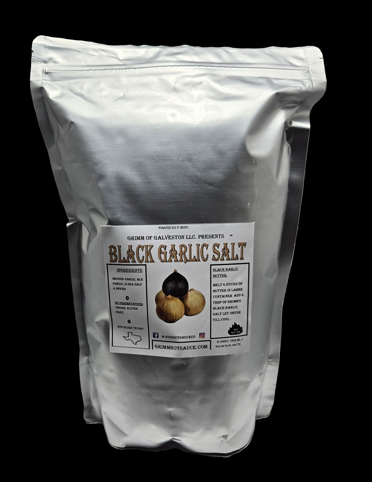 BLACK GARLIC SALT (BULK)